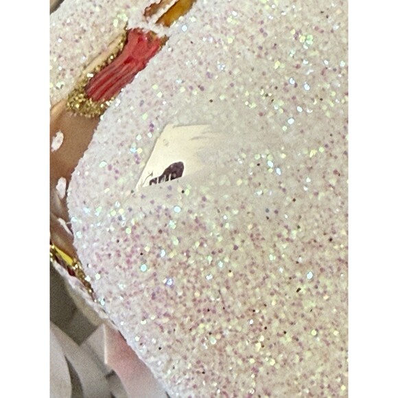 Gingerbread House Glass Christmas Holiday Ornament Made In Poland - Picture 11 of 16